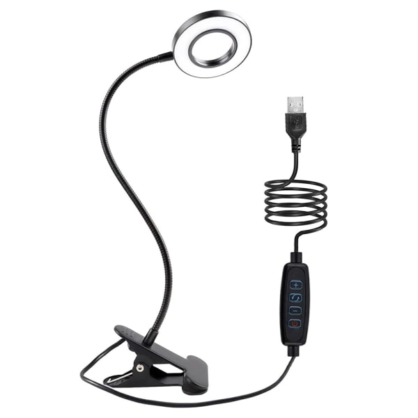Ljusstyrka Ögonskydd Book Clamp Light 360 ° Flexibel Clamp style1