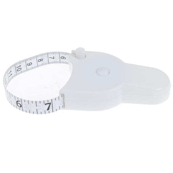 2st kroppsmåttband för att mäta midja diet viktminskning passform White 2St White 2Pcs