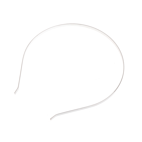 10 st Silverlegering Pannband Base 5mm Blanks Inställning för Diy Bride Huvudbonader