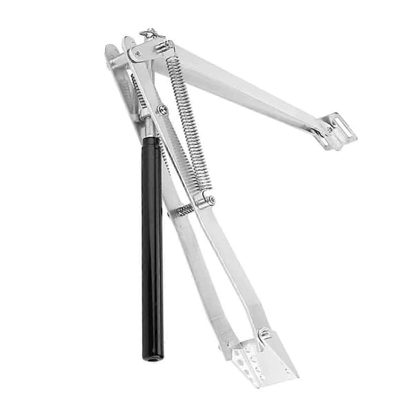 Automatisk Drivhusvinduesåbner Kit, Dobbeltfjeder Varmesensor Aluminiumlegering Ventilationsåbner til Havedrivhus, Sort Sølv