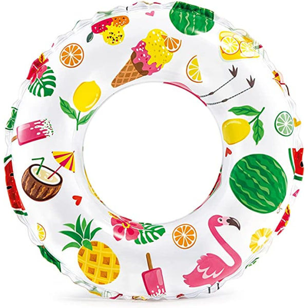 Tryckt Simring - Uppblåsbar Simring - Diameter 51cm