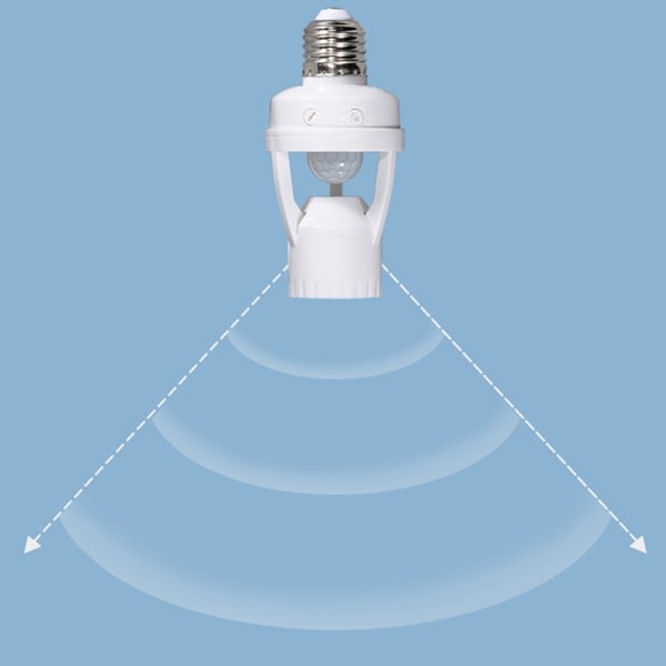 E27 Skruv Induksjonslamphållare E27 LED Sensorbryter E27 Sikker E27 one size E27 one size