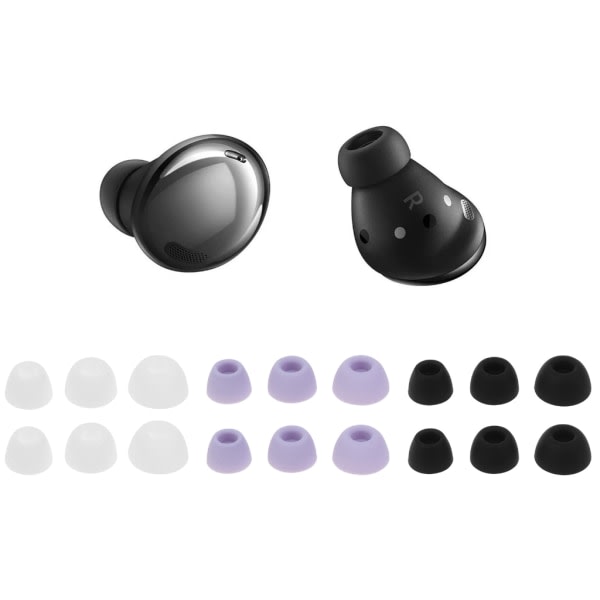 Styck Silikon In-Ear Bluetooth -kompatibelt case för SM R510 Galaxy buds2 pro Shell Öronskydd Hörsnäckor Hörsnäckor Svarta