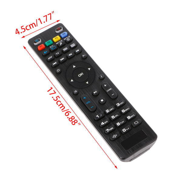 Universal fjernkontroll for IPTV, erstatning for MAG 254 250 256 260 261 270 275 TV-dekoder