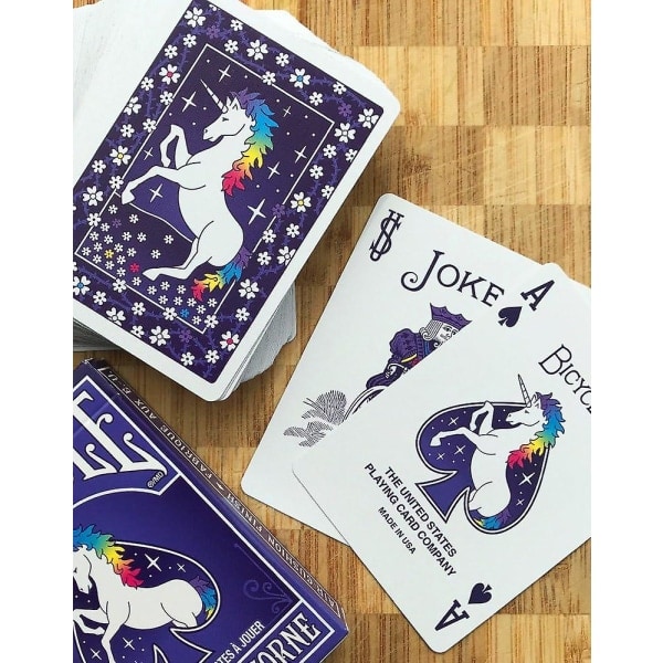 Cards Unicorn 1041133 - Kortspel för samlare, 1041133, Lila, Poker