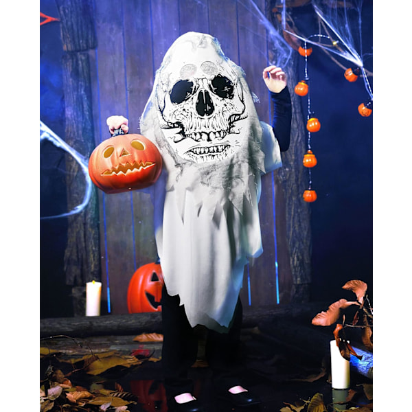 Barnens Dinosaurie Huva Rock Cape Halloween Flickor Pojkar Kostym Glansig 3D Draken Rollspel Kappa Magisk Kostym Outfit Med Hatt 110-130 110-120