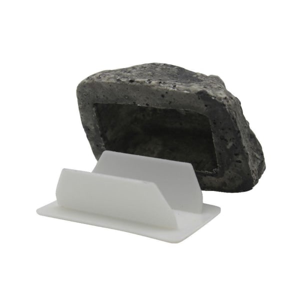 2-pack - Key Hiding Stone - Hide Key in Stone - Hide Keys Stone Grey