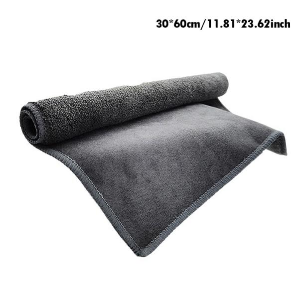 Mocka Mikrofiber Absorberande Vatten Torkduk Bil Tvätt Handduk Bil Rengöring 30*60cm