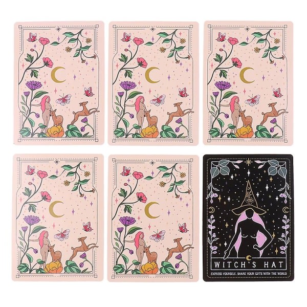 1 låda Tarotkort Engelska Tarot Oracle Cards Kortlek Kortspel Festtillbehör