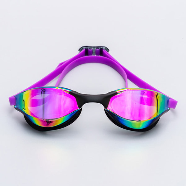 Professionella simglasögon för vuxna Vattentät, dimsäker Racing Gog purppura OneSize purple OneSize