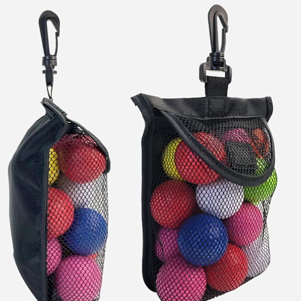 Netpose til bolde - Alsidig opbevaring til sport | Kompakt rund opbevaringspose til golfbolde, sport, camping og rejser