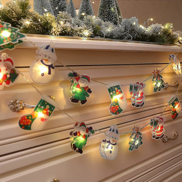 Julbelysning String Led Rum Dekoration Julgran alltid ljus