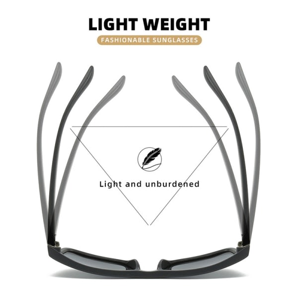 Polariserede solbriller Udendørscamping Vandring Fiskeri Klassisk sol L ONESIZE L ONESIZE