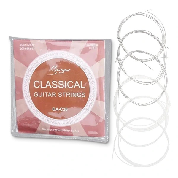 Gitarrsträngar Nylon .028-043 - Akustiska gitarrsträngar 5-pack 5-Pack