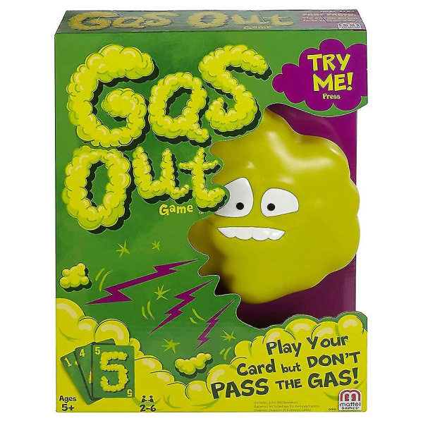 Gas Out Kortspel - Action, Reflex, Familjefest, Interaktivt, Roligt Leksaksspel
