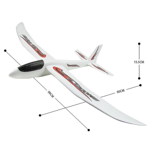 99 cm Epp Foam Håndkastet Glider Fly (dekal) 706 100% ny