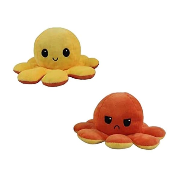 Vändbar Flip Octopus Plysch stoppade leksak