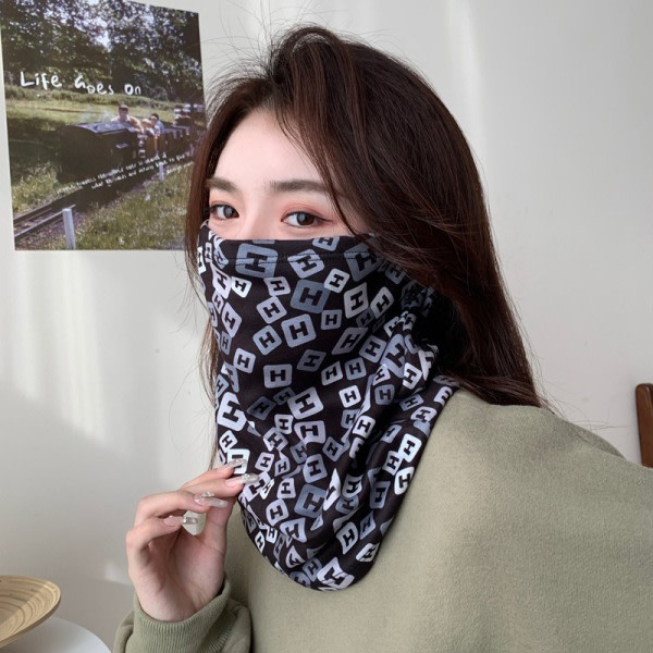 Utomhusridning Kallmask Scarf Skidåkning Varmmask Dam Vindskyddad D one size D one size