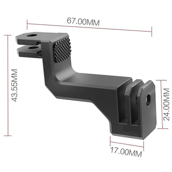 Action Camera Vertical Mount Adjustable Arm Mounting Adapter Vertical Bracket for 12 11 10 9 Accessories