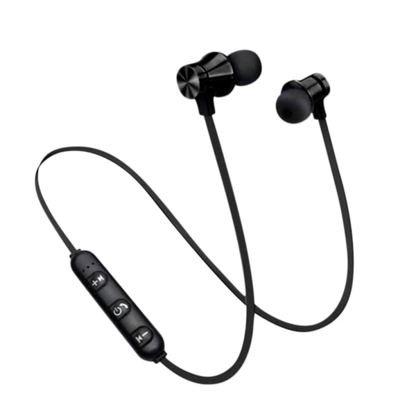 Trådlös Bluetooth 5.0 hörlurar In-ear Earbud Headset Sporthörlurar H Black