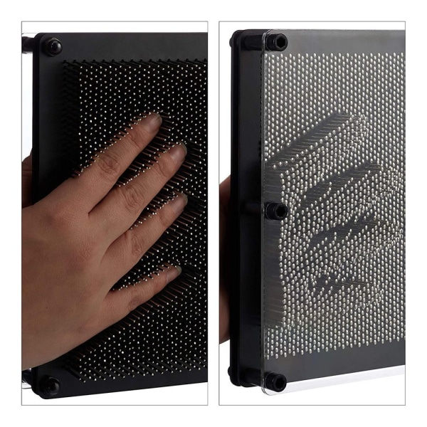 Rektangulär metallvariant nålmålning Handläge 3DHandprint