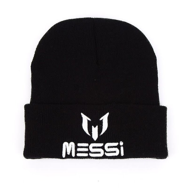 Chomel Uusi Jalkapallo Messi Fanien Hattu Naisille Miehille Skullies Musta Harmaa Naisille Myssy Valkoinen Pipo Beanies Lämmin Neulokmyssy Lakki Gorros-Myy GRAY