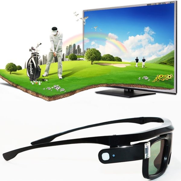 3D-glasögon med aktiv slutare, uppladdningsbara glasögon för DLP-Link Optama för Acer för BenQ för ViewSonic för Sharp-projektorer
