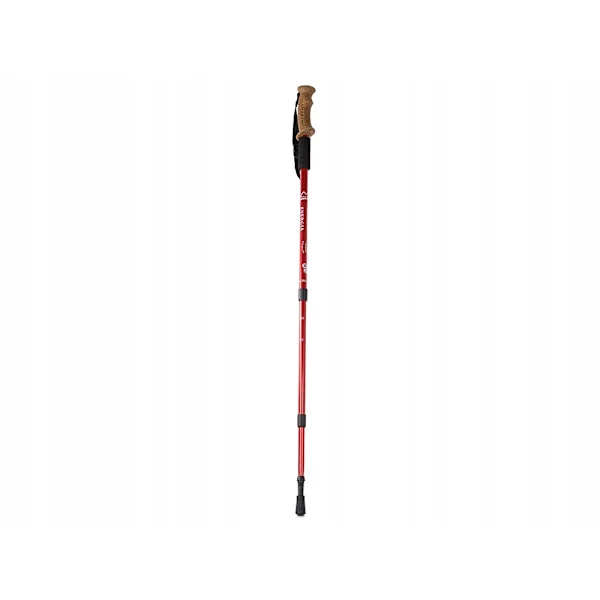 Walking Pole / Hiking Pole - Adjustable Height Red Röd