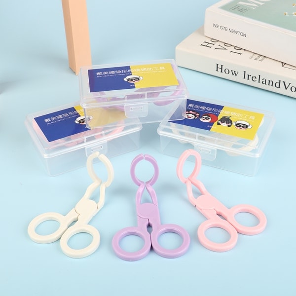 1:a kontaktlinshjälpmedel med spridda ögonlock Rosa låda Pink Box