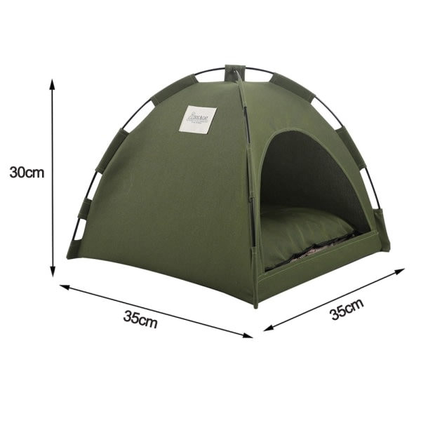 Avtakbart, sklisikkert mykt pute Nest Pet telt seng hule, vaskbar S: 35*35*30cm CDQ