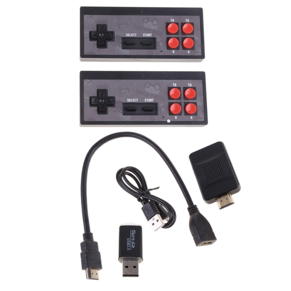 Y2 Game USB trådløs konsol Klassisk Game Stick-videospilkonsol 8 Bit Mini Retro Controller HDMI-kompatibel afspiller 2