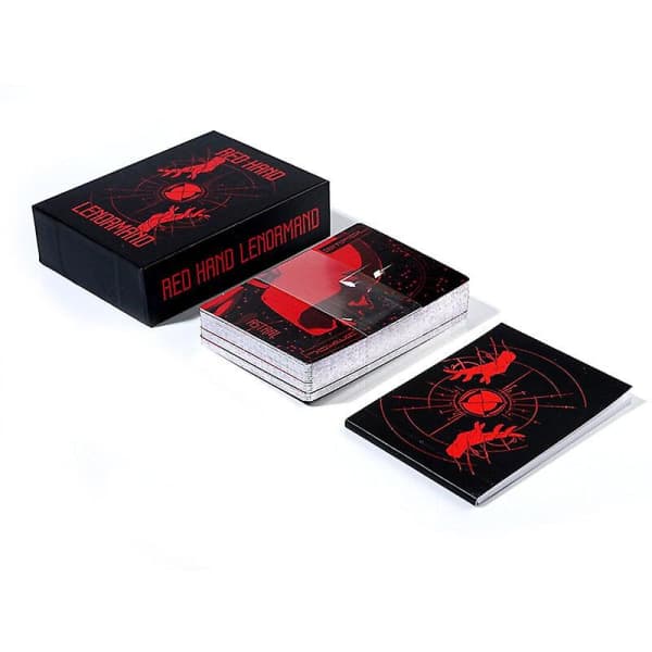 Rött Hand Lenormand kortlek