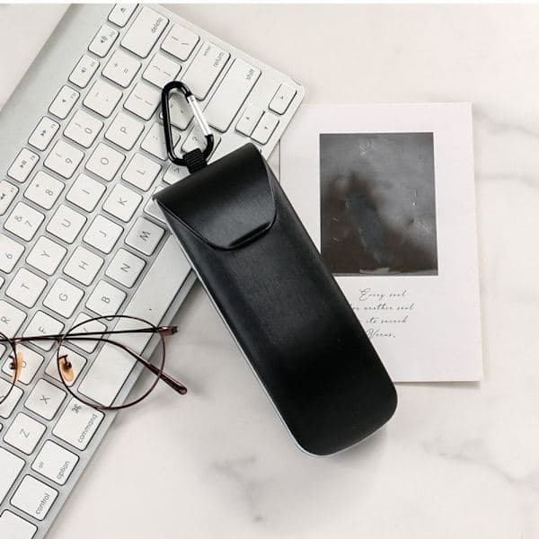 Eyeglass Case Sunglasses Case ETUI - high-quality gray grey grey
