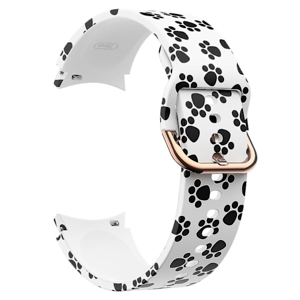 Silikoniranneke Samsung Galaxy Watch4 Classic 42mm/46mm/Watch4 Active 40mm/44mm Monivärinen Multicolor, Multicoloured H Style H Samsung Galaxy Watch4