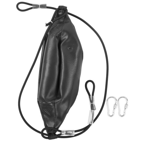 Stansbold Punching Bag Oppustelig PU Pære Muay Thai Svingende Punching Bag til Træning Sort