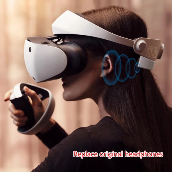 Kannettava ulkoinen stereominiäänikaiutin Ulkoinen vahvistin PS VR2 -kuulokkeille Kevyt ulkoinen stereokaiutin