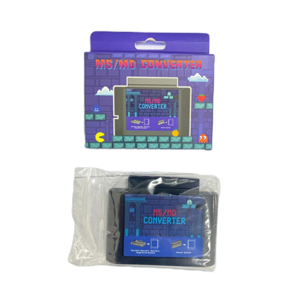 Passar för första/andra generationens 16-bitars videospelskonsoler Systemspel för bränning av kortspel Cartridge Converter Adapter