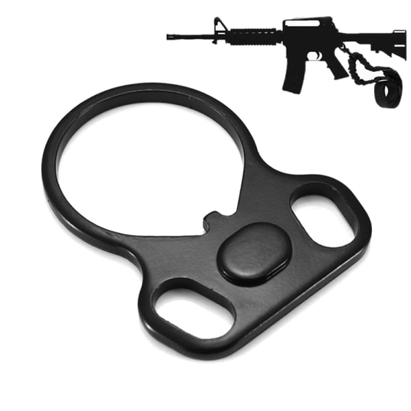 Taktisk rem adapter 3cm stål taktisk rem adapter rem L svart en storlek Black one size