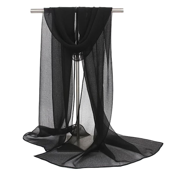 Sjal Scarves SVART SVART Black Black