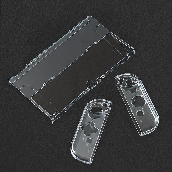 Skyddande skal för Nintendo Switch OLED - Kristallklart genomskinligt speltillbehör