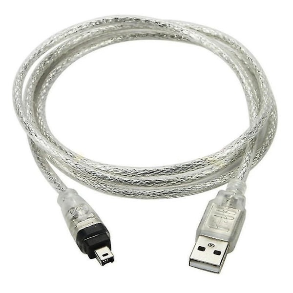 USB Hane Till Firewire Ieee 1394 4 Pin Ilink Adapter Kabel 1394 Kabel til Sony vit