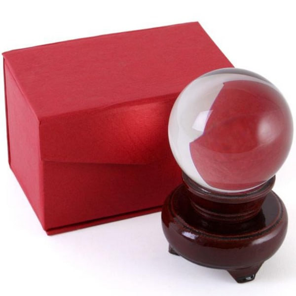 Något annat 6 cm kristallkula One Size Transparent Transparent One Size