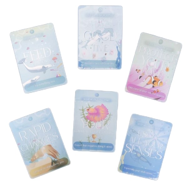 Under ytan Oracle Deck Kort Tarot Familjefest Brädspel Flerspråkig en storlek Multicolor one size