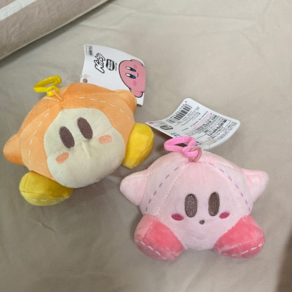 e Star Kirby Plyschdocka Pendel Cartoon Kawaii Mjuk Fylld Väska A1