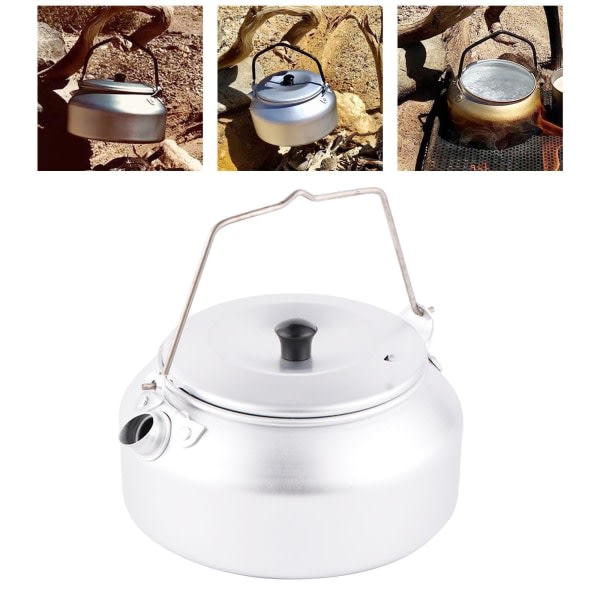 Fällbart Handtag Utomhus Camping Vattenkokare Kaffe Tekanna 8L Bärbar