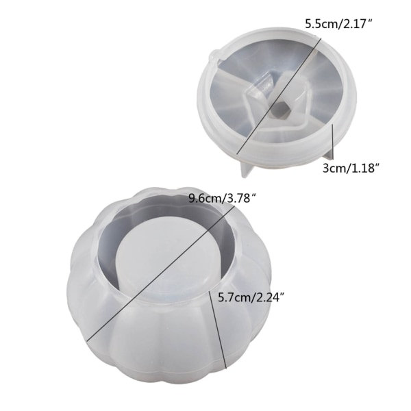 3D Pumppu Muotti Säilytyslaatikko Kansi Muotit Säilytysastia DIY Kristalli Muotti Korujen Valmistus