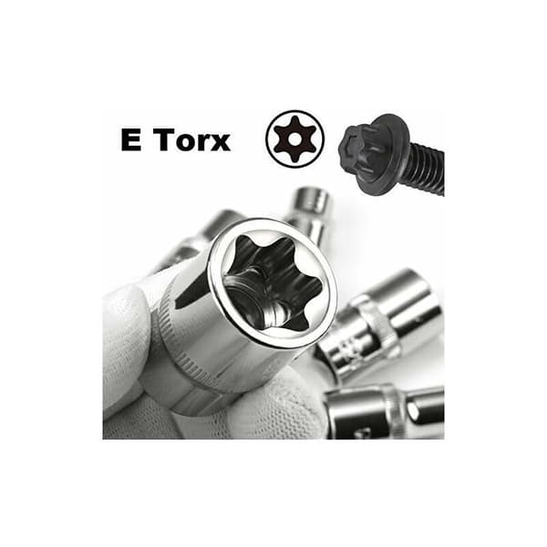 14 stk. E4-E24 E-Torx Hunn Torx Pipesett