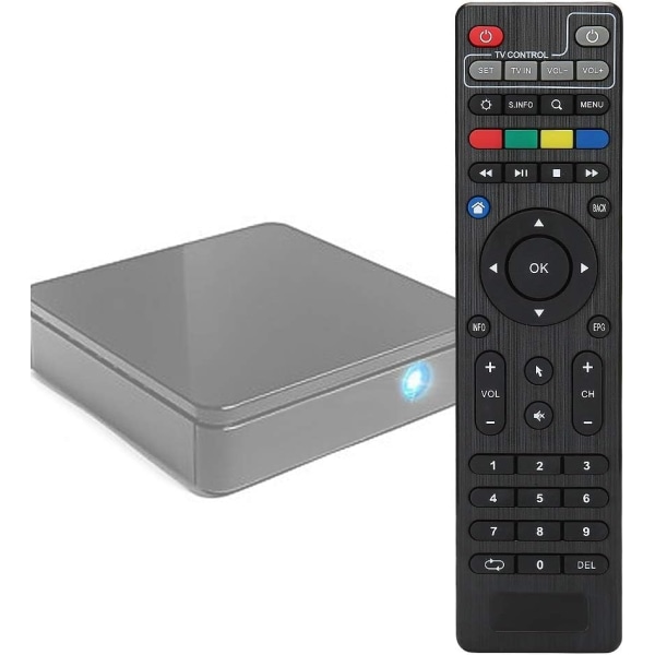 Tvip Fjärrkontroll Tvip Fjärrkontroll ABS Svart TV TV Set Top Box Fjärrkontroll för Tvip412 Tvip415 Tvip605 Tvips300-Xin