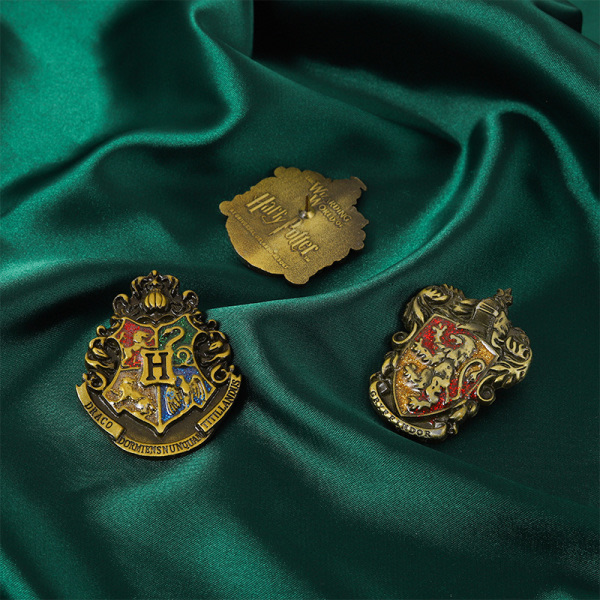 Harry Potter Hogwarts Legering Brosch Pin Mindefans Gave（3）