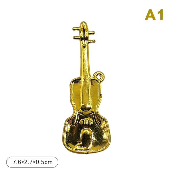 Dockhus Miniatyr galvaniserat guld Musikinstrument DIY S A1 onesize A1 onesize